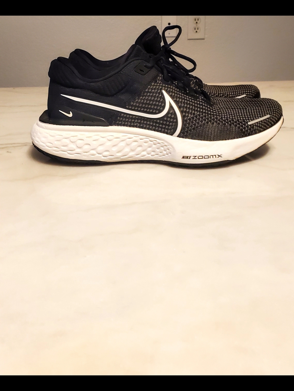 Nike ZoomX Invincible Run Flyknit 2 in the Black/Summit White